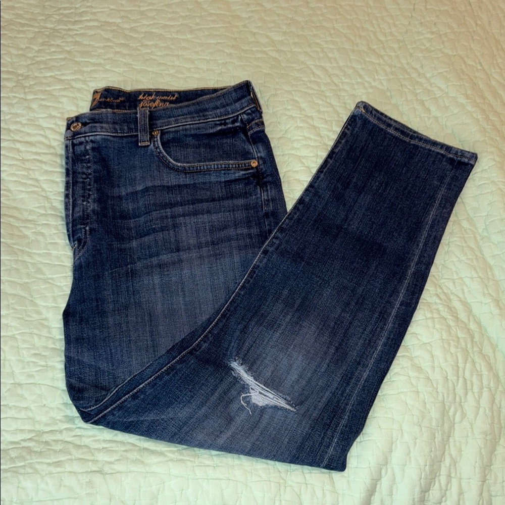 7 for all Mankind Jeans Women 32 High Waist Josefina